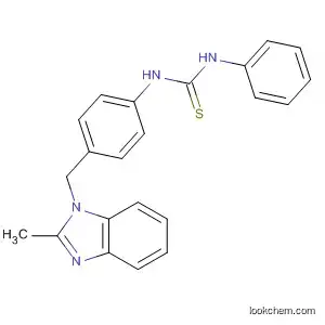 Molecular Structure of 537696-21-2 (Thiourea,
N-[4-[(2-methyl-1H-benzimidazol-1-yl)methyl]phenyl]-N'-phenyl-)