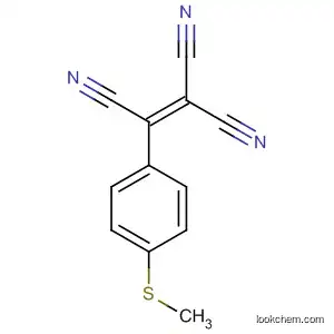 Molecular Structure of 550379-00-5 (Ethenetricarbonitrile, [4-(methylthio)phenyl]-)