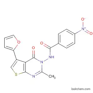 Benzamide,
N-[5-(2-furanyl)-2-methyl-4-oxothieno[2,3-d]pyrimidin-3(4H)-yl]-4-nitro-