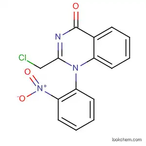 Molecular Structure of 569322-08-3 (4(1H)-Quinazolinone, 2-(chloromethyl)-1-(2-nitrophenyl)-)