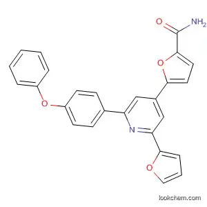 2-Furancarboxamide, 5-[2-(2-furanyl)-6-(4-phenoxyphenyl)-4-pyridinyl]-