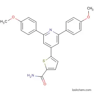 Molecular Structure of 581074-46-6 (2-Thiophenecarboxamide, 5-[2,6-bis(4-methoxyphenyl)-4-pyridinyl]-)