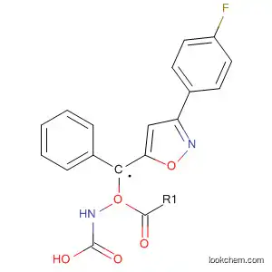 Molecular Structure of 596124-50-4 (Carbamic acid, [[3-(4-fluorophenyl)-5-isoxazolyl]methyl]-, phenyl ester)