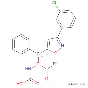 Molecular Structure of 596124-51-5 (Carbamic acid, [[3-(3-chlorophenyl)-5-isoxazolyl]methyl]-, phenyl ester)