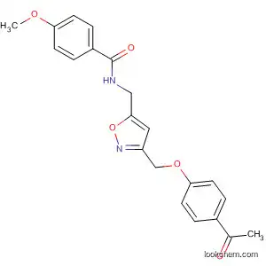 Benzamide,
N-[[3-[(4-acetylphenoxy)methyl]-5-isoxazolyl]methyl]-4-methoxy-