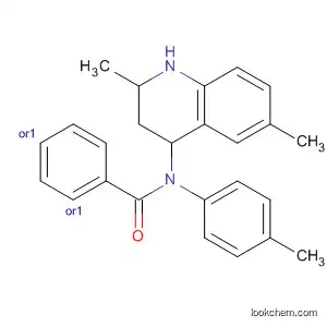 4-Quinolinamine,
1-benzoyl-1,2,3,4-tetrahydro-2,6-dimethyl-N-(4-methylphenyl)-,
(2R,4S)-rel-