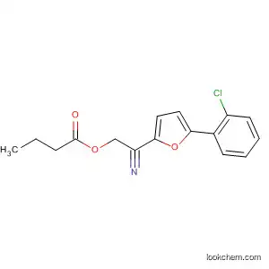 Butanoic acid, (R)-[5-(2-chlorophenyl)-2-furanyl]cyanomethyl ester