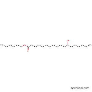 Molecular Structure of 6030-16-6 (Octadecanoic acid, 12-hydroxy-, hexyl ester)