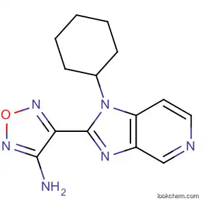 Molecular Structure of 607368-97-8 (1,2,5-Oxadiazol-3-amine,
4-(1-cyclohexyl-1H-imidazo[4,5-c]pyridin-2-yl)-)
