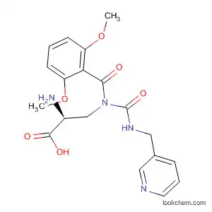 Molecular Structure of 607401-93-4 (L-Alanine,
N-(2,6-dimethoxybenzoyl)-3-[[[(3-pyridinylmethyl)amino]carbonyl]amino]
-)