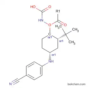 Carbamic acid, [trans-4-[(4-cyanophenyl)amino]cyclohexyl]-,
1,1-dimethylethyl ester