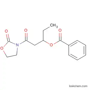 Molecular Structure of 610756-52-0 (2-Oxazolidinone, 3-[3-(benzoyloxy)-1-oxopentyl]-)