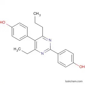 Phenol, 4,4'-(4-ethyl-6-propyl-2,5-pyrimidinediyl)bis-