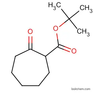 Molecular Structure of 61363-32-4 (Cycloheptanecarboxylic acid, 2-oxo-, 1,1-dimethylethyl ester)
