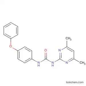 Molecular Structure of 616208-82-3 (Urea, N-(4,6-dimethyl-2-pyrimidinyl)-N'-(4-phenoxyphenyl)-)