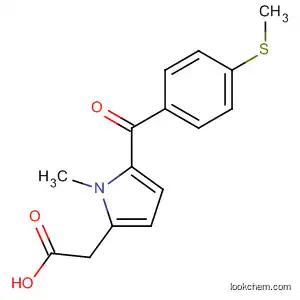 1H-Pyrrole-2-acetic acid, 1-methyl-5-[4-(methylthio)benzoyl]-