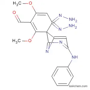 Molecular Structure of 620976-61-6 (Benzaldehyde, 3,5-dimethoxy-,
[6-(phenylamino)-2,4-pyrimidinediyl]dihydrazone)