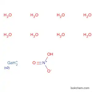 Molecular Structure of 63462-65-7 (GALLIUM(III) NITRATE OCTAHYDRATE)
