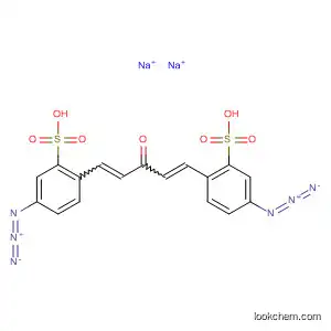 Molecular Structure of 70857-99-7 (Benzenesulfonic acid, 2,2'-(3-oxo-1,4-pentadiene-1,5-diyl)bis[5-azido-,
disodium salt)