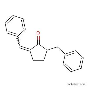 Molecular Structure of 74152-33-3 (Cyclopentanone, 2-(phenylmethyl)-5-(phenylmethylene)-)