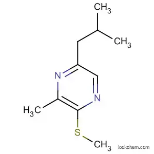 Molecular Structure of 78246-17-0 (Pyrazine, 3-methyl-5-(2-methylpropyl)-2-(methylthio)-)
