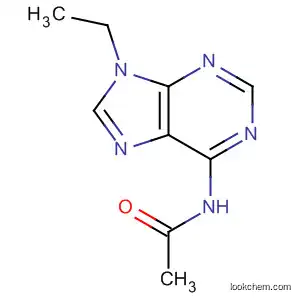 Molecular Structure of 79644-91-0 (Acetamide, N-(9-ethyl-9H-purin-6-yl)-)