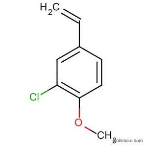 Molecular Structure of 80122-42-5 (Benzene, 2-chloro-4-ethenyl-1-methoxy-)