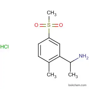 Molecular Structure of 91252-34-5 (Benzeneethanamine, a-methyl-4-(methylsulfonyl)-, hydrochloride)