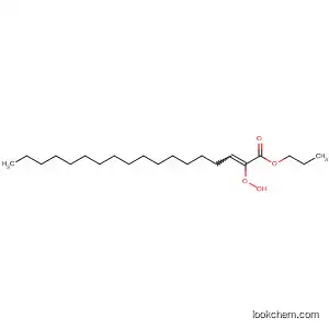 Molecular Structure of 100339-46-6 (Octadecadienoic acid, hydroperoxy-, 1,2,3-propanetriyl ester)