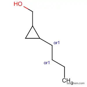 Molecular Structure of 101375-74-0 (Cyclopropanemethanol, 2-butyl-, (1R,2S)-rel-)