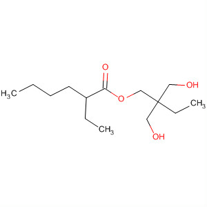 Molecular Structure of 107137-80-4 (Hexanoic acid, 2-ethyl-, 2,2-bis(hydroxymethyl)butyl ester)