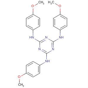 Molecular Structure of 107766-27-8 (1,3,5-Triazine-2,4,6-triamine, N,N',N''-tris(4-methoxyphenyl)-)
