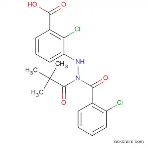 Molecular Structure of 112226-30-9 (Benzoic acid, 2-chloro-,
2-(2-chlorobenzoyl)-1-(1,1-dimethylethyl)hydrazide)