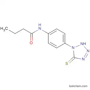 Molecular Structure of 114852-00-5 (Butanamide, N-[4-(2,5-dihydro-5-thioxo-1H-tetrazol-1-yl)phenyl]-)