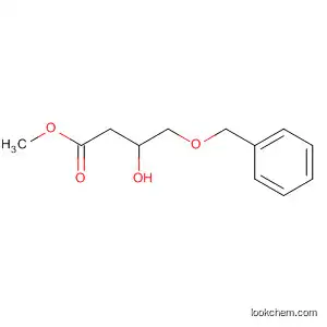 Molecular Structure of 121172-33-6 (Butanoic acid, 3-hydroxy-4-(phenylmethoxy)-, methyl ester)