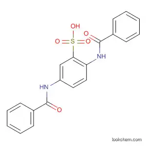 Molecular Structure of 124596-96-9 (Benzenesulfonic acid, 2,5-bis(benzoylamino)-)