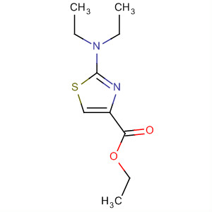 Molecular Structure of 126534-22-3 (4-Thiazolecarboxylic acid, 2-(diethylamino)-, ethyl ester)