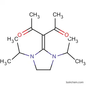Molecular Structure of 126613-03-4 (2,4-Pentanedione, 3-[1,3-bis(1-methylethyl)-2-imidazolidinylidene]-)