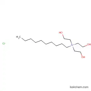 Molecular Structure of 130366-77-7 (1-Decanaminium, N,N,N-tris(2-hydroxyethyl)-, chloride)