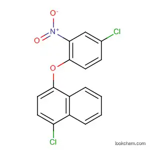 Molecular Structure of 132606-10-1 (Naphthalene, 1-chloro-4-(4-chloro-2-nitrophenoxy)-)