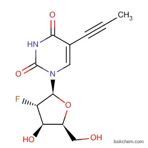 Molecular Structure of 138660-71-6 (Uridine, 2'-deoxy-2'-fluoro-5-(1-propynyl)-)