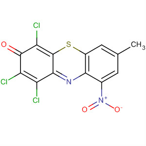 Molecular Structure of 146139-17-5 (3H-Phenothiazin-3-one, 1,2,4-trichloro-7-methyl-9-nitro-)