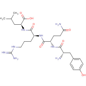 Molecular Structure of 146444-57-7 (L-Leucine, L-tyrosyl-L-glutaminyl-L-arginyl-)