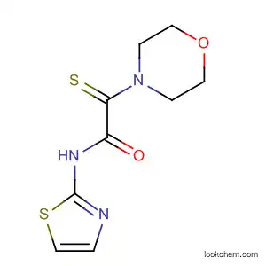 Molecular Structure of 14904-05-3 (4-Morpholineacetamide, N-2-thiazolyl-a-thioxo-)