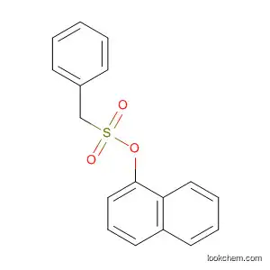 Molecular Structure of 15161-05-4 (Benzenemethanesulfonic acid, 1-naphthalenyl ester)