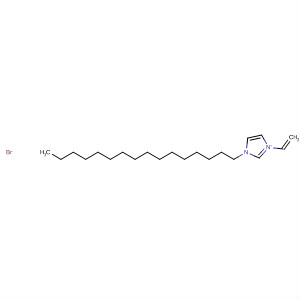 Molecular Structure of 155085-26-0 (1H-Imidazolium, 1-ethenyl-3-hexadecyl-, bromide)