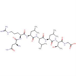 Molecular Structure of 156343-40-7 (Glycine, L-asparaginyl-L-arginyl-L-leucyl-L-leucyl-L-leucyl-L-threonyl-)