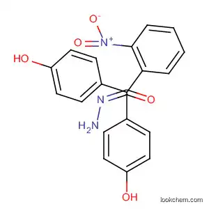 Molecular Structure of 156383-18-5 (Methanone, bis(4-hydroxyphenyl)-, (2-nitrophenyl)hydrazone)