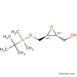 Molecular Structure of 156617-87-7 (Oxiranemethanol, 3-[[[(1,1-dimethylethyl)dimethylsilyl]oxy]methyl]-,
(2R,3R)-rel-)