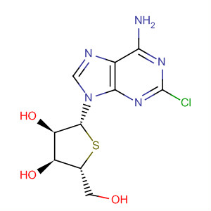 Molecular Structure of 158814-07-4 (Adenosine, 2-chloro-4'-thio-)